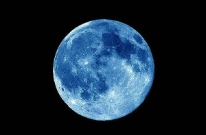 Once in a blue moon on New Year's Eve